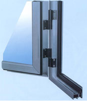 Thermal break aluminium window frame