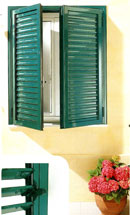 Aluminium Window With Shutters